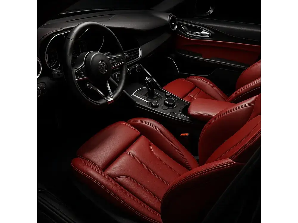 luxury leather interior
