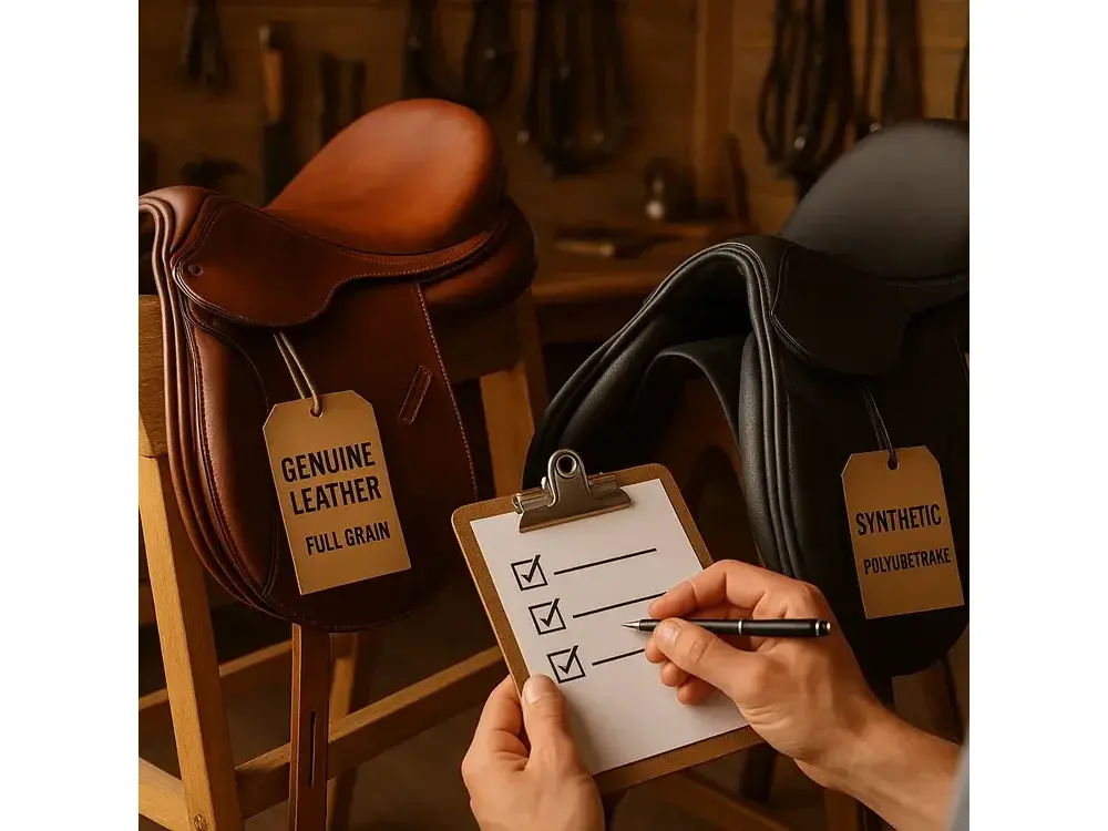 Saddle Makers Must Label Materials Clearly