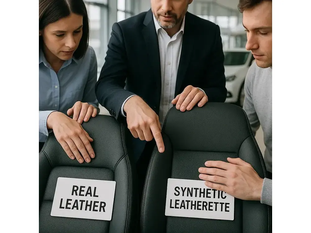 Dealers Identify Real vs Fake Leather