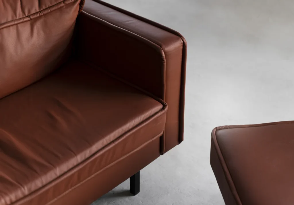 pu leather sofa